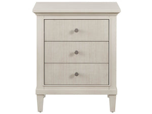 3 door woven nightstand - willow - birch haven
