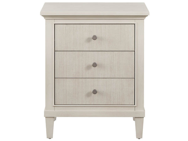 3 door woven nightstand - willow - birch haven
