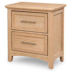 Vaughan-Bassett Jamestown Bleached Oak 2-Drawer Nightstand