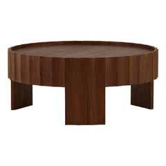 Dovetail Furniture Cadwell Coffee Table in Brown