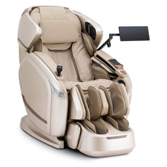 Cozzia 810 Quantum Regen 5D + 4D Massage Chair with Red Light Therapy in Champagne