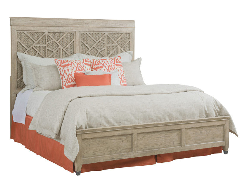 American Drew King Panel Bed Vista