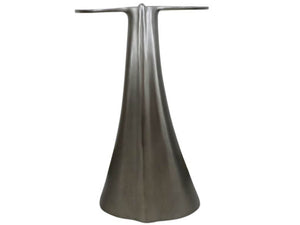 Universal Furniture Coastal Living Oasis Whale Tale Accent Table in Antique Nickel