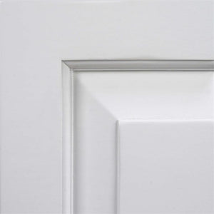 Bramble Seraphine Frosted Blue Display Cabinet with White Interior