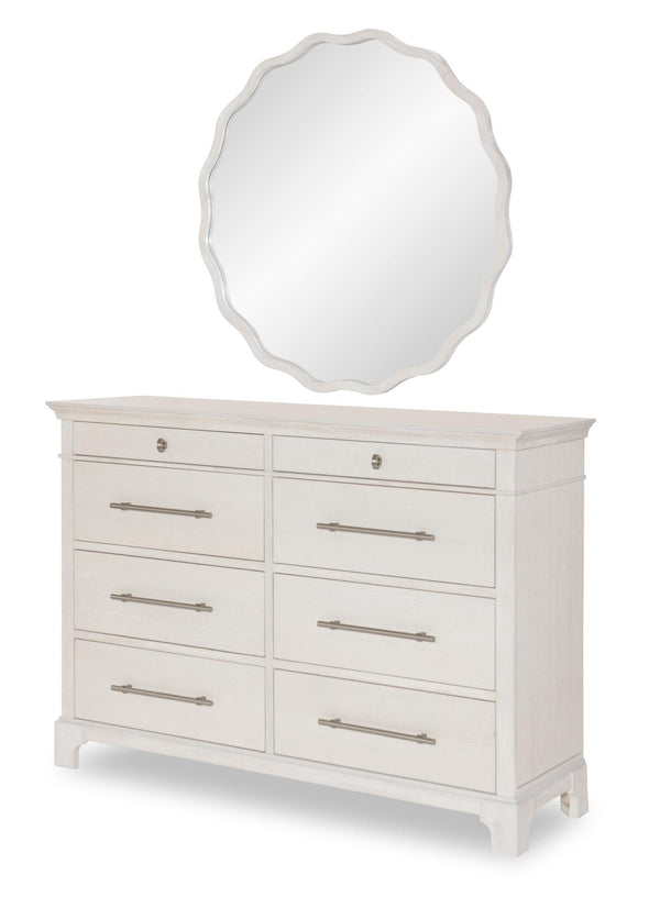Legacy Classic Trisha Yearwood Harmony Round Mirror in Prelude Frost