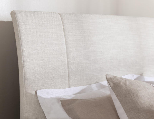 Legacy Classic Trisha Yearwood Harmony King Upholstered Sleigh Headboard in Prelude Frost & Dorel Asbury Oyster