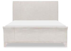 Legacy Classic Trisha Yearwood Harmony King Upholstered Sleigh Headboard in Prelude Frost & Dorel Asbury Oyster