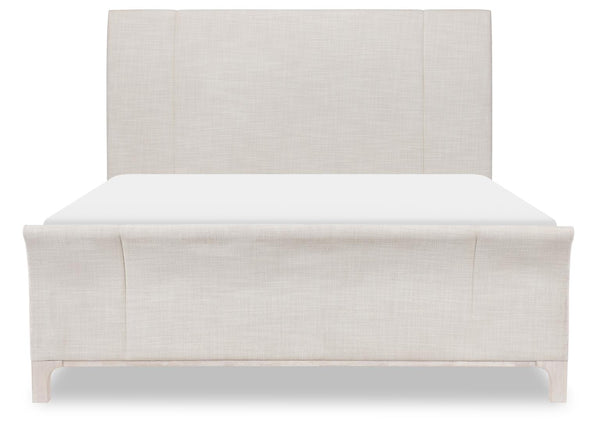Legacy Classic Trisha Yearwood Harmony King Upholstered Sleigh Headboard in Prelude Frost & Dorel Asbury Oyster