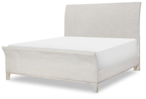 Legacy Classic Trisha Yearwood Harmony King Upholstered Sleigh Headboard in Prelude Frost & Dorel Asbury Oyster