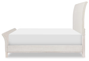 Legacy Classic Trisha Yearwood Harmony King Upholstered Sleigh Headboard in Prelude Frost & Dorel Asbury Oyster