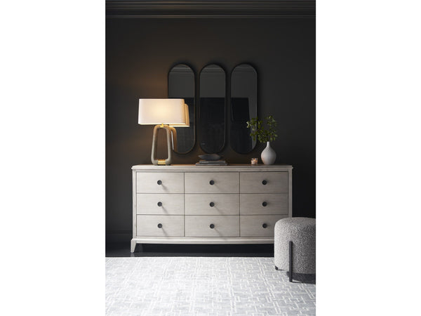 Universal Coalesce 9-Drawer Dresser in Rolling Fog
