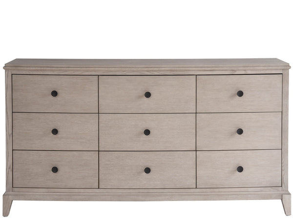 Universal Coalesce 9-Drawer Dresser in Rolling Fog