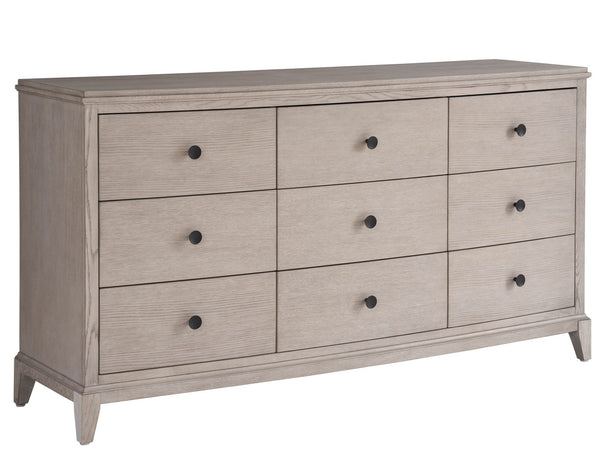 Universal Coalesce 9-Drawer Dresser in Rolling Fog