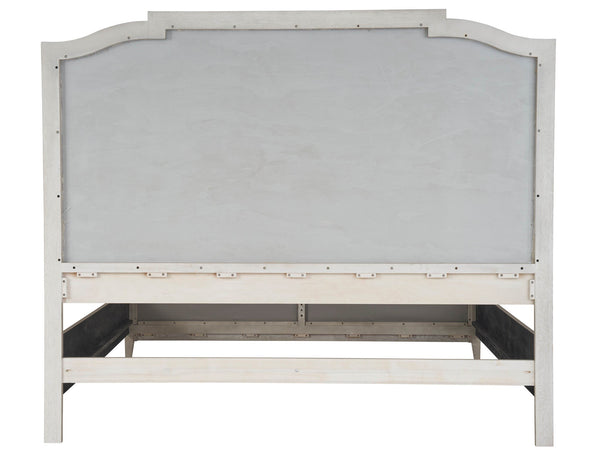 Universal Coalesce Queen Upholstered Panel Bed in Rolling Fog