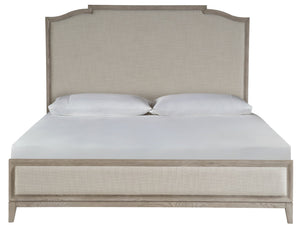 Universal Coalesce Queen Upholstered Panel Headboard in Rolling Fog