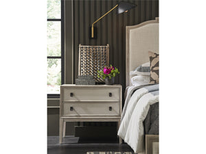 Universal Coalesce Queen Upholstered Panel Bed in Rolling Fog