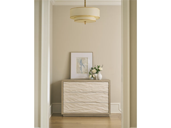 Universal Furniture Coastal Living Oasis 3-Drawer White Wave Dresser in Dockside