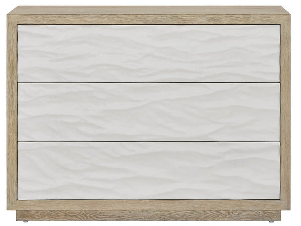 Universal Furniture Coastal Living Oasis 3-Drawer White Wave Dresser in Dockside