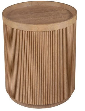 Universal New Modern Lumi Natural Oak Side Table