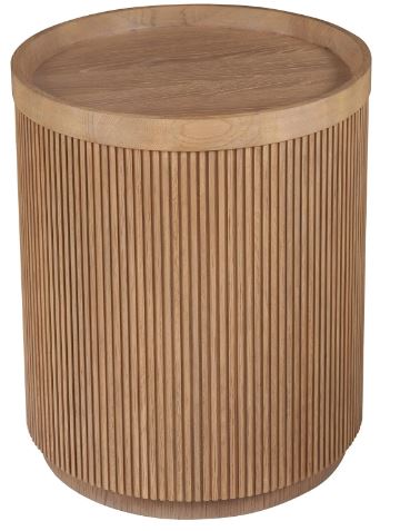 Universal New Modern Lumi Natural Oak Side Table
