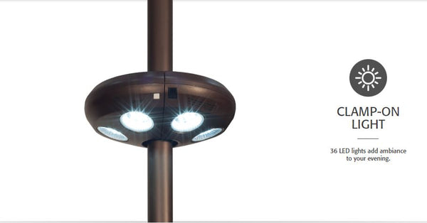 Treasure Garden Bronze Vega-L Outdoor Umbrella Light