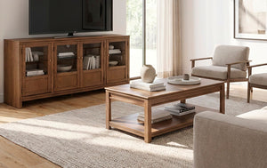 Aspen Home Sandro Cocktail Table in Brushed Bourbon
