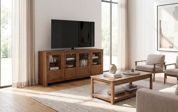 Aspen Home Sandro Cocktail Table in Brushed Bourbon