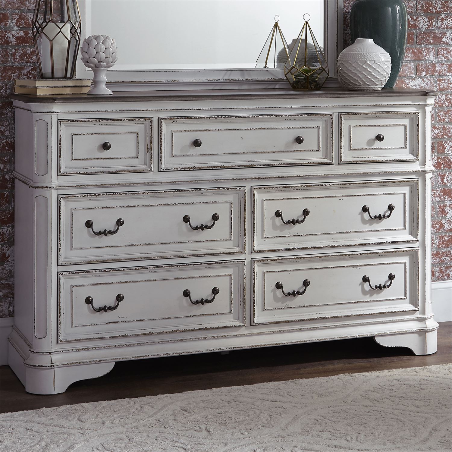 Olliix Madison Park Signature Light Natural Victoria 6-Drawer