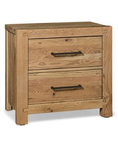 Vaughan Bassett Joinery Natural Oak 2-Drawer Nightstand