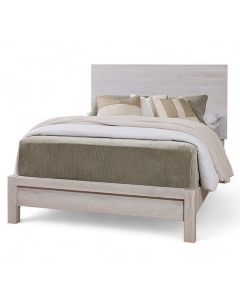Vaughan Bassett Joinery White Oak King Plank Bed