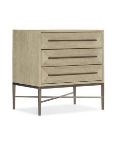 Hooker Furniture Cascade 3-Drawer Nightstand