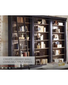 Martin Furniture Toulouse Aged Ebony 94 Inch Tall Bookcase