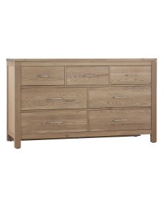 Tide & Timber Clear Oak 7-Drawer Dresser