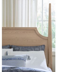 Tide & Timber Clear Oak King Pencil Poster Headboard
