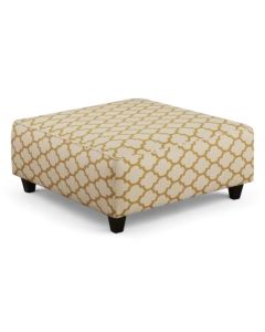 Fusion Maxwell Gray Steed Cash Citrine Cocktail Ottoman