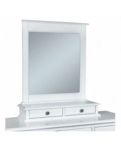 John Thomas Cottage Mirror in White
