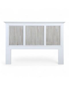 Madison Avenue Tradewinds Antique White & French Gray King Headboard