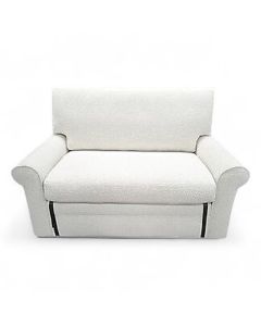 American Leather Gaines Comfort Sleeper Twin Chair & a Half in Babble Cream