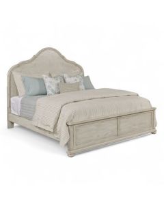 American Drew Cambric Vignette King Panel Creme Complete Bed