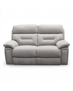 HTL Tahoe Light Grey Fabric Power Loveseat