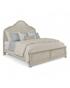 American Drew Cambric Vignette Queen Panel Creme Complete Bed