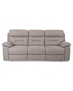 HTL Tahoe Light Grey Fabric Power Sofa