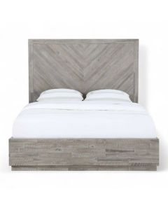 Modus Alexandra Rustic Latte Queen Herringbone Headboard
