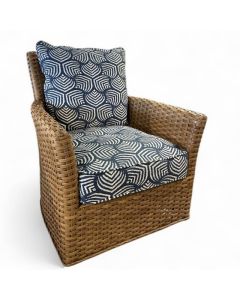 Braxton Culler Lanai Breeze Honey Swivel Armchair