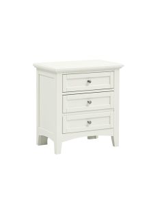 Vaughan-Bassett Bonanza White 2-Drawer Nightstand