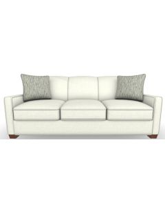 Best Home Marinette Ecru Queen Sleeper Sofa with Pillows