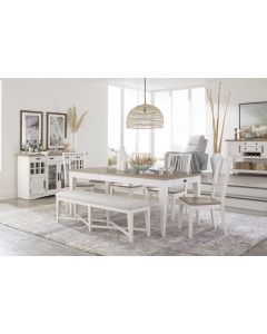 Parker House Americana Modern 60 Inch Rectangular Dining Table in Cotton