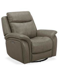 Southern Motion Grant Power Glider Recliner in Cobblestone Leather