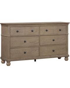 Aspen Home Oxford Tan 6-Drawer Dresser