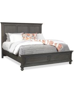 Aspenhome Oxford King Panel Peppercorn Bed